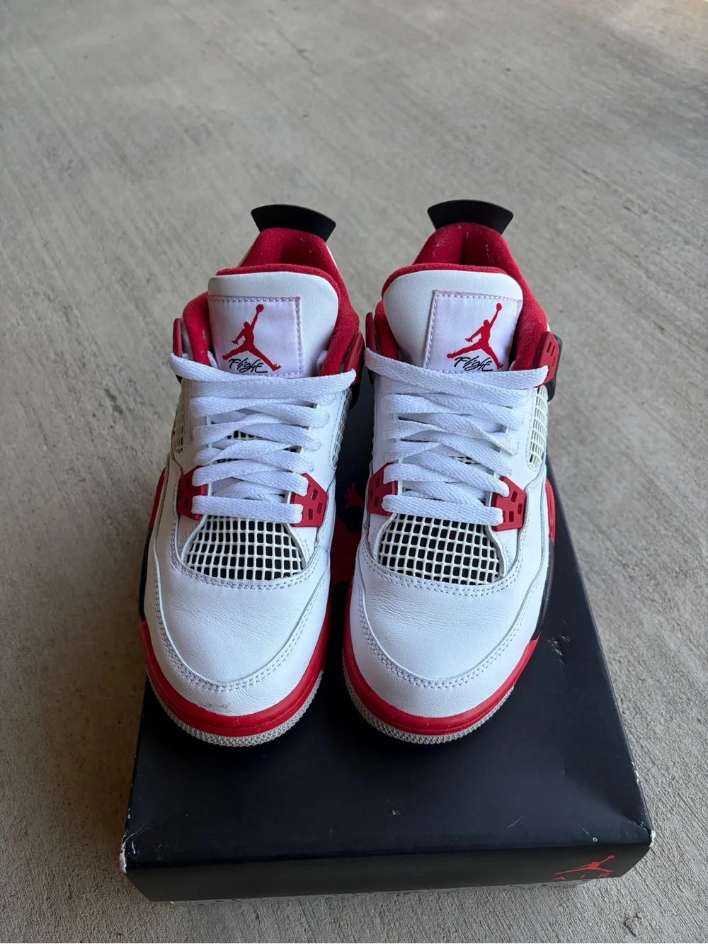 Jordan Kids Sneakers - White, Red, Black